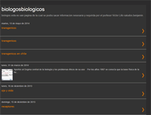 Tablet Screenshot of biologosbiologicos.blogspot.com