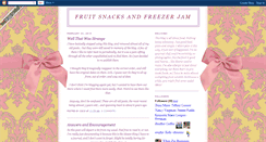 Desktop Screenshot of fruitsnacksandfreezerjam.blogspot.com