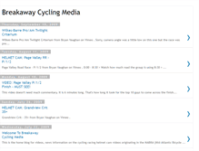 Tablet Screenshot of breakawaycyclingmedia.blogspot.com