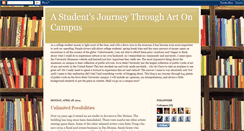 Desktop Screenshot of journeythroughartoncampus.blogspot.com