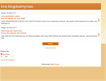 Tablet Screenshot of kira-blogdeamyrose.blogspot.com