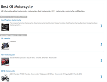 Tablet Screenshot of best-motorcycle-2011.blogspot.com