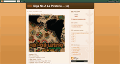 Desktop Screenshot of diganoalapirateria.blogspot.com