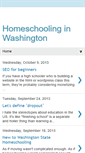 Mobile Screenshot of homeschoolinginwashington.blogspot.com