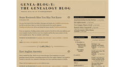 Desktop Screenshot of genea-blog-y.blogspot.com