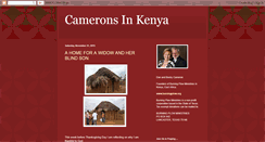 Desktop Screenshot of cameronsinkenya.blogspot.com