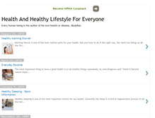 Tablet Screenshot of health-for-everyone.blogspot.com