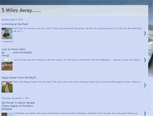 Tablet Screenshot of 5milesaway.blogspot.com