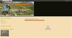 Desktop Screenshot of blogpedalando.blogspot.com