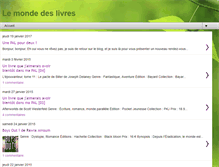 Tablet Screenshot of lemondedeslivres.blogspot.com