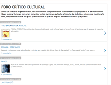 Tablet Screenshot of forocriticocultural.blogspot.com