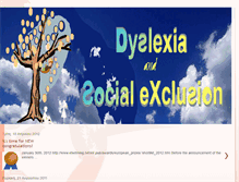 Tablet Screenshot of dys-socialexclusion.blogspot.com