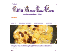 Tablet Screenshot of lifeafterlowcarb.blogspot.com