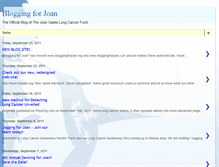 Tablet Screenshot of bloggingforjoan.blogspot.com