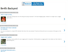 Tablet Screenshot of bevbsbackyard.blogspot.com
