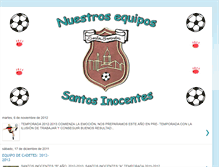 Tablet Screenshot of equipossantosinocentes.blogspot.com