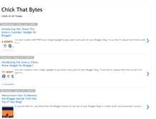 Tablet Screenshot of chickthatbytes.blogspot.com