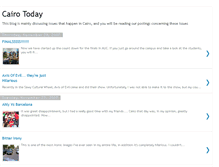 Tablet Screenshot of cairootoday.blogspot.com