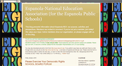 Desktop Screenshot of espanolaeducators.blogspot.com