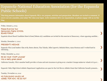 Tablet Screenshot of espanolaeducators.blogspot.com