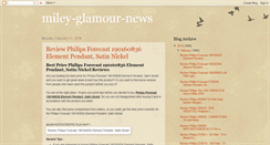Desktop Screenshot of miley-glamour-news.blogspot.com