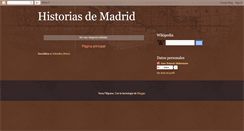 Desktop Screenshot of historiasmadrid.blogspot.com