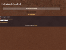 Tablet Screenshot of historiasmadrid.blogspot.com