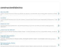 Tablet Screenshot of construcciondialectica.blogspot.com