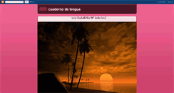 Desktop Screenshot of cuadernodelengua90.blogspot.com