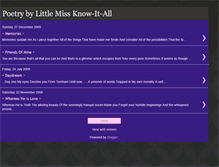 Tablet Screenshot of little-miss-knowitall.blogspot.com