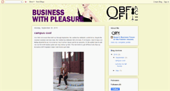 Desktop Screenshot of business-with-pleasure.blogspot.com