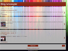 Tablet Screenshot of bloginteracaocme1.blogspot.com