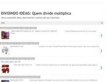Tablet Screenshot of dividindoideiasquemdividemultiplica.blogspot.com