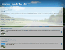 Tablet Screenshot of piedmontresidential.blogspot.com