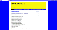 Desktop Screenshot of info-provinsi-lampung.blogspot.com