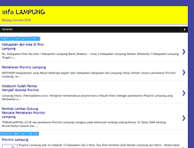 Tablet Screenshot of info-provinsi-lampung.blogspot.com