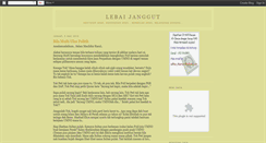 Desktop Screenshot of lebaijanggut.blogspot.com