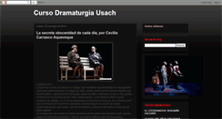 Desktop Screenshot of cursodramaturgia.blogspot.com