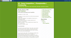 Desktop Screenshot of essay-competition.blogspot.com