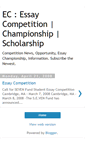 Mobile Screenshot of essay-competition.blogspot.com
