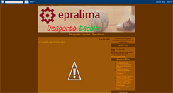 Desktop Screenshot of desportoescolar-epralima.blogspot.com
