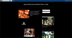 Desktop Screenshot of mackenziecarpenter.blogspot.com