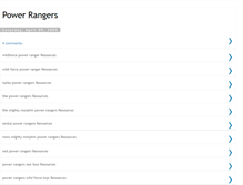 Tablet Screenshot of powerrangersresources.blogspot.com