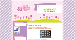 Desktop Screenshot of alegrianoaprender.blogspot.com