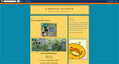 Desktop Screenshot of capsule-licious.blogspot.com