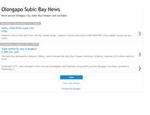 Tablet Screenshot of olongapo-subicbaynews.blogspot.com