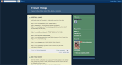 Desktop Screenshot of frenchthings.blogspot.com