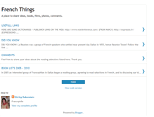 Tablet Screenshot of frenchthings.blogspot.com