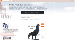 Desktop Screenshot of delarealidadalsuenio.blogspot.com
