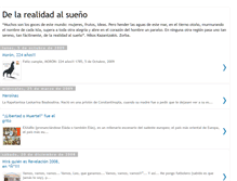 Tablet Screenshot of delarealidadalsuenio.blogspot.com